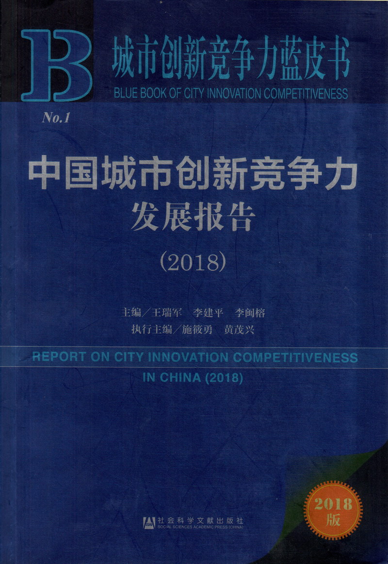 阿姨的风妣黄色中国城市创新竞争力发展报告（2018）